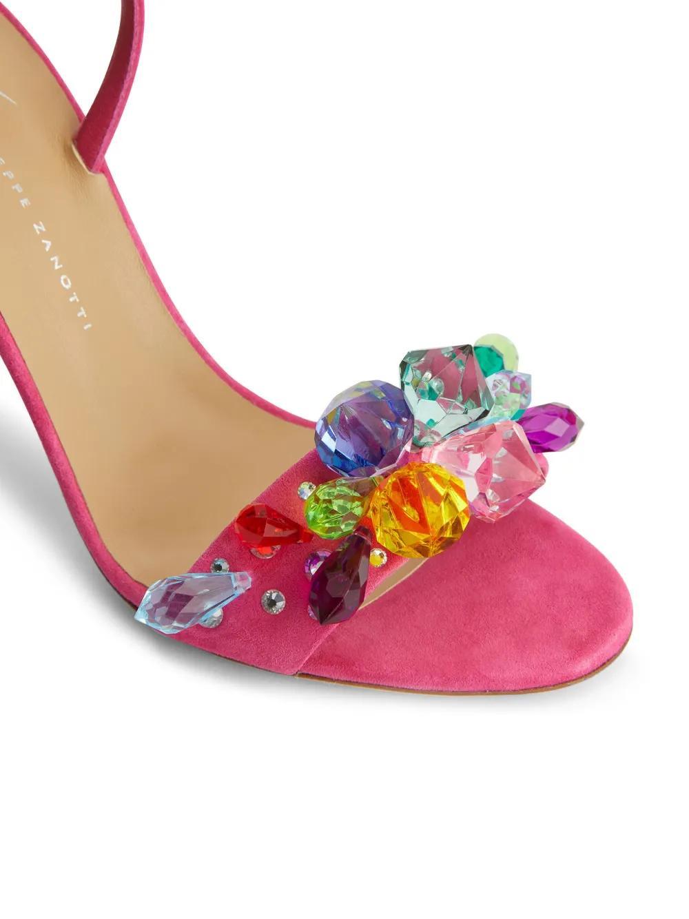 Blinda 105mm suede sandals Product Image