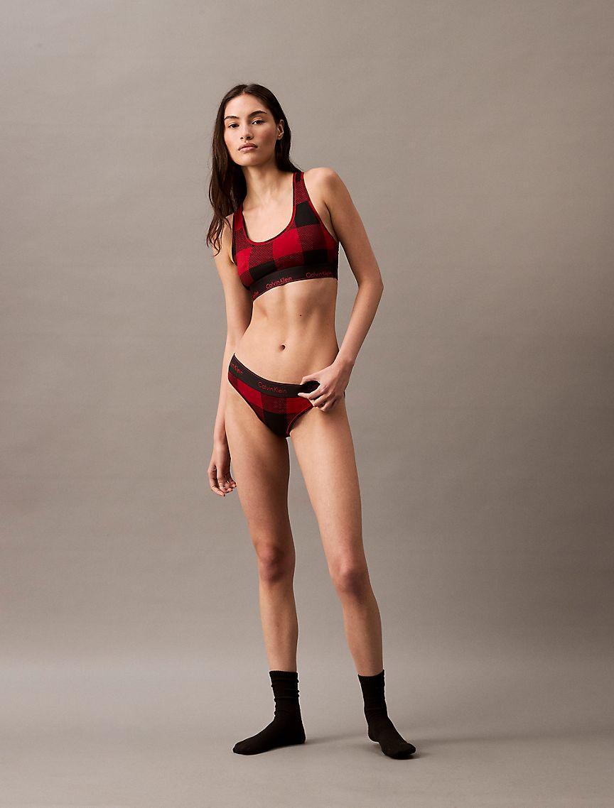 Icon Cotton Modal Holiday Unlined Bralette Product Image