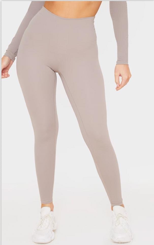 Taupe Sculpt High Waist Leggings Product Image