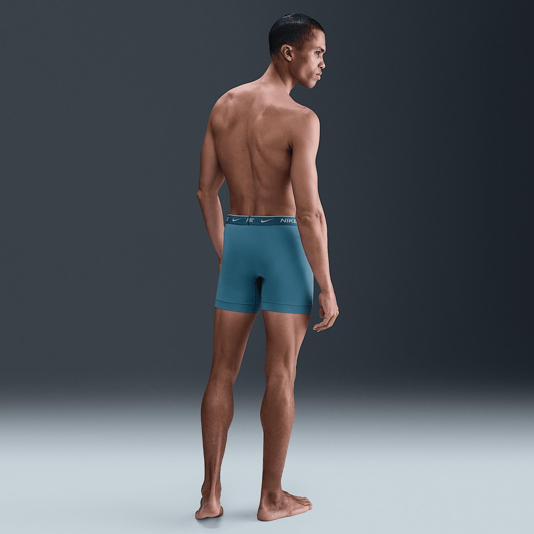 Nike Mens Dri-FIT Essential Cotton Stretch Boxer Briefs (3-Pack) | KE1167-468 Product Image