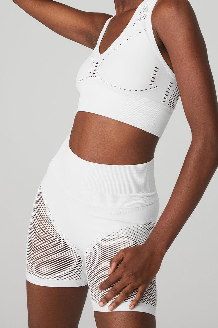 Seamless Open Air Bra - White Product Image