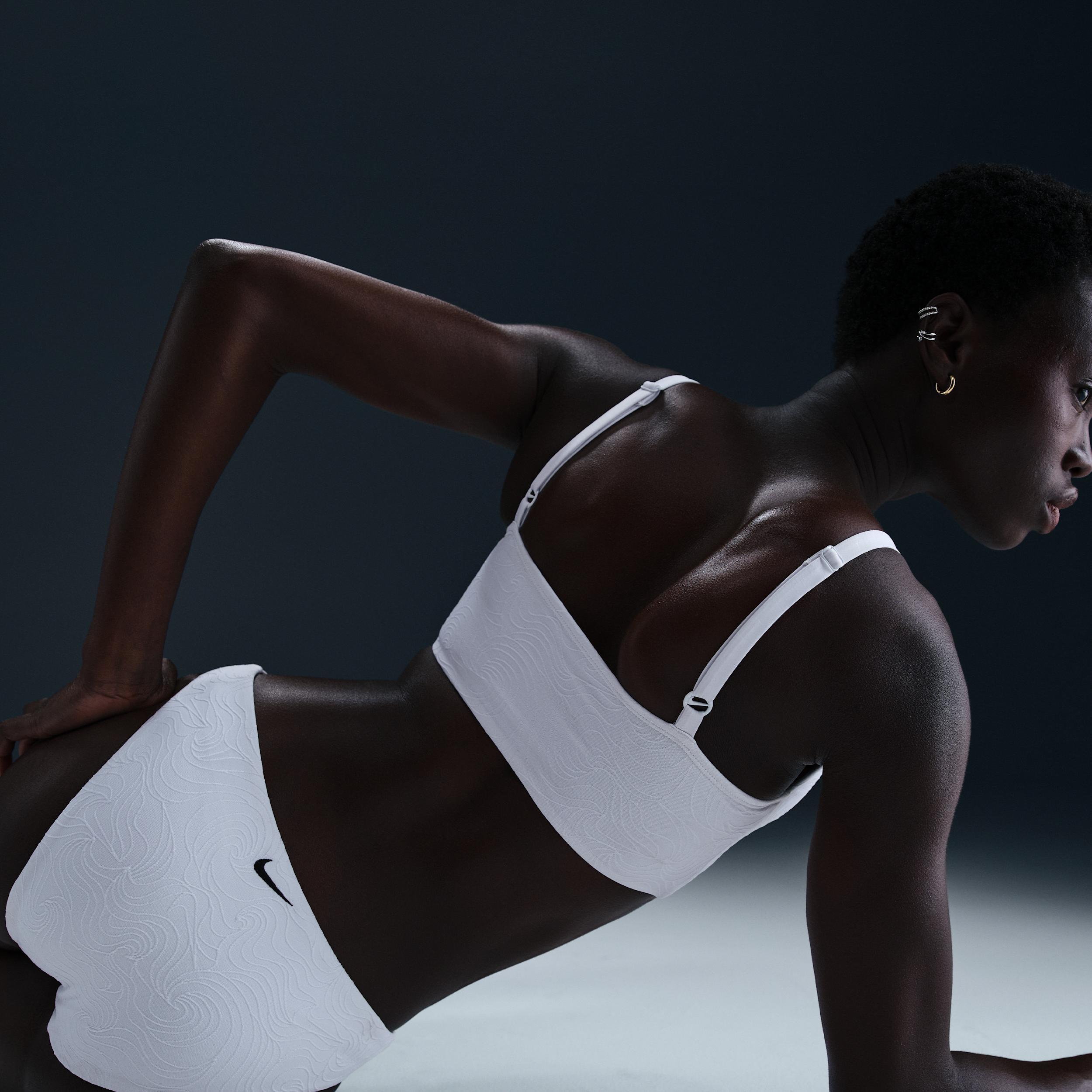 Nike Womens Swim Water Texture Hipster Bikini Bottom | NESSF263-100 Product Image