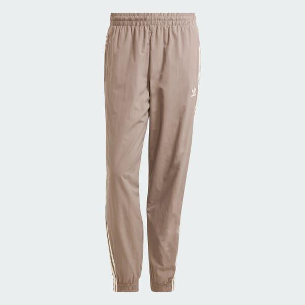 adidas Adicolor Woven Firebird Track Pants Trace Brown XS Mens Product Image