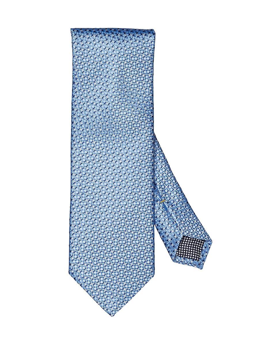 Mens Geometric Silk Tie Product Image