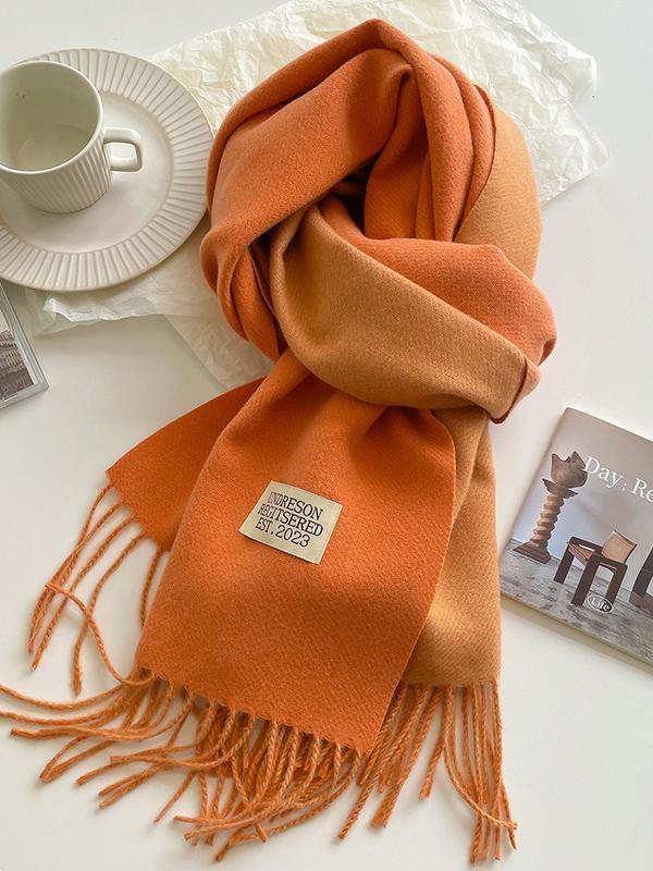 Keep Warm Tasseled Shawl&Scarf Product Image
