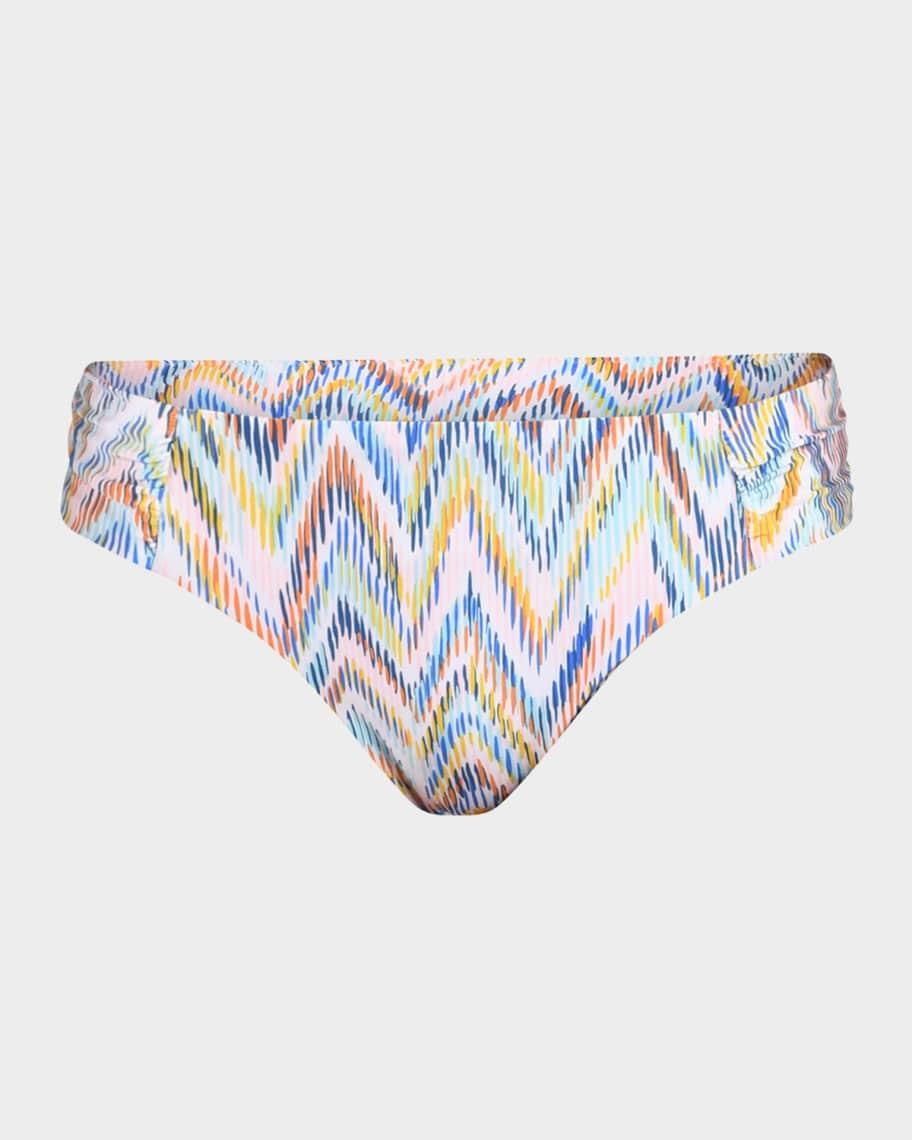 Soul Shirred-Side Hipster Bikini Bottoms Product Image