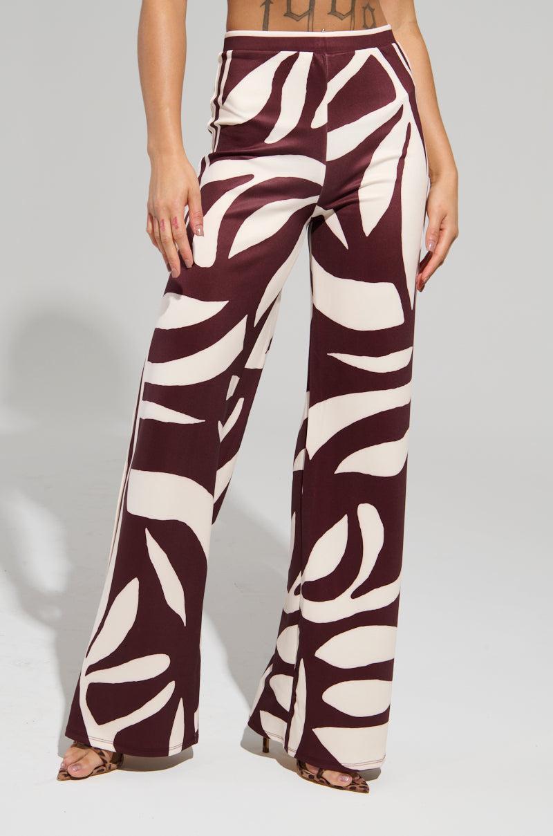 ONE FOR YOU PRINTED PALAZZO PANT Product Image