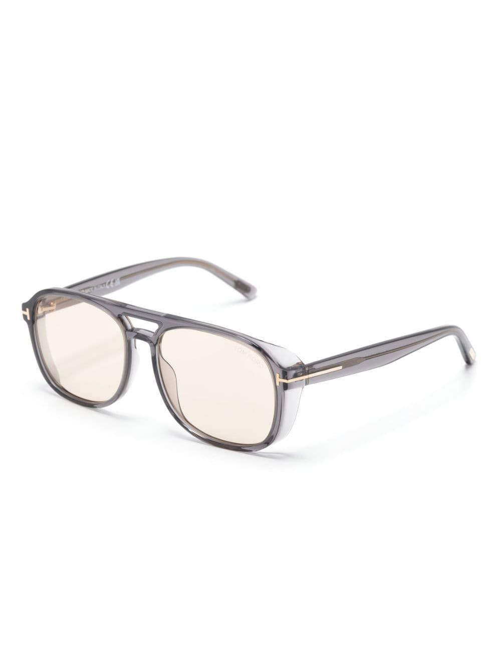 TOM FORD Pilot-frame Sunglasses In Grey Product Image