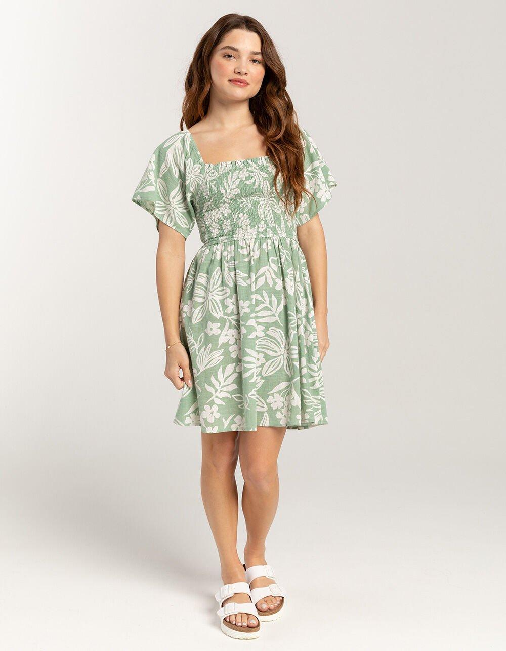 RIP CURL Salty Summer Smocked Womens Dress Product Image