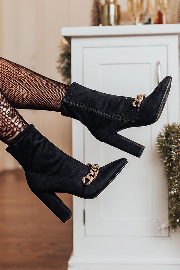 The Nessa Faux Suede Bootie Product Image