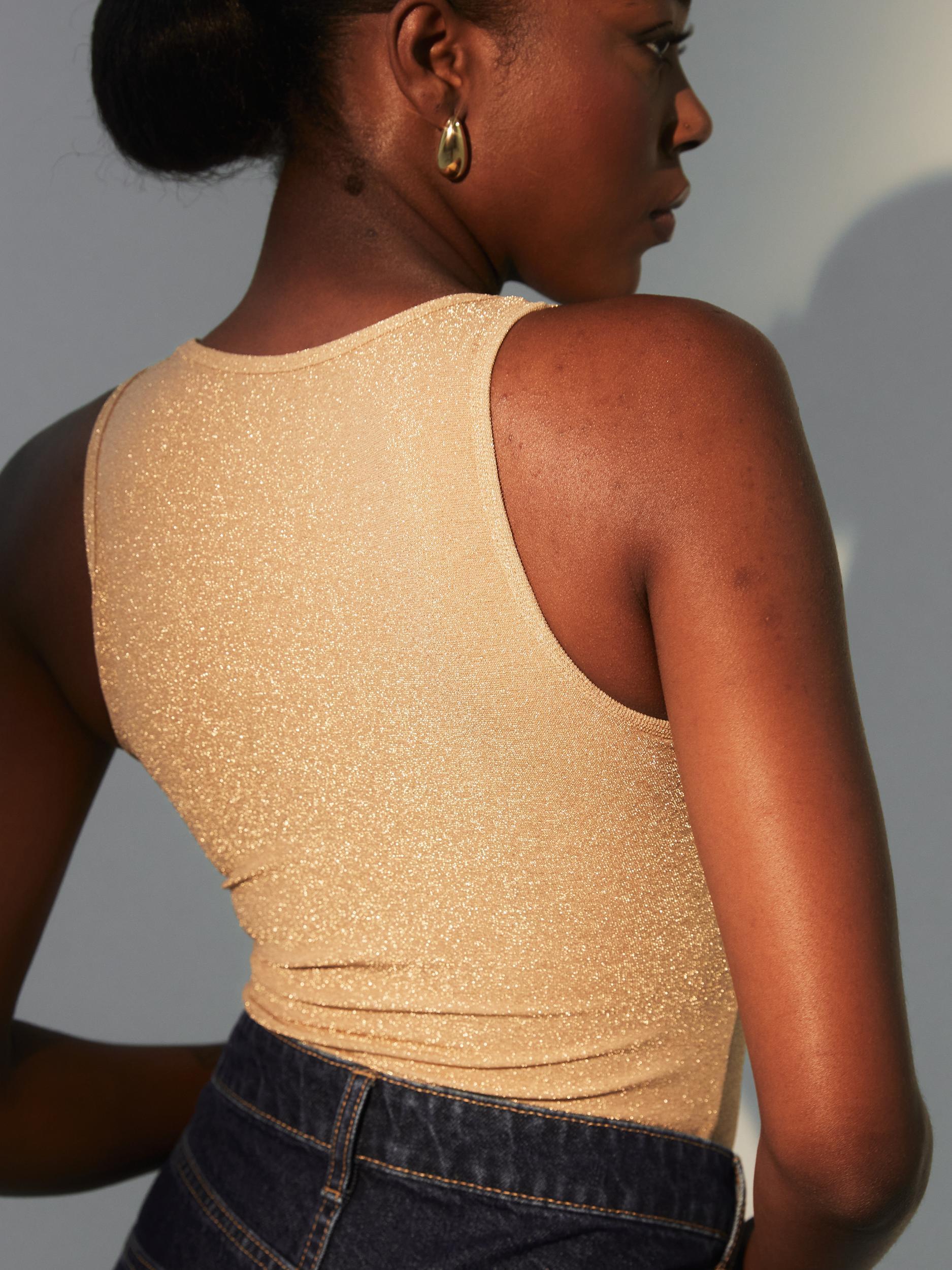 Shimmer Deep V Bramisuit Product Image