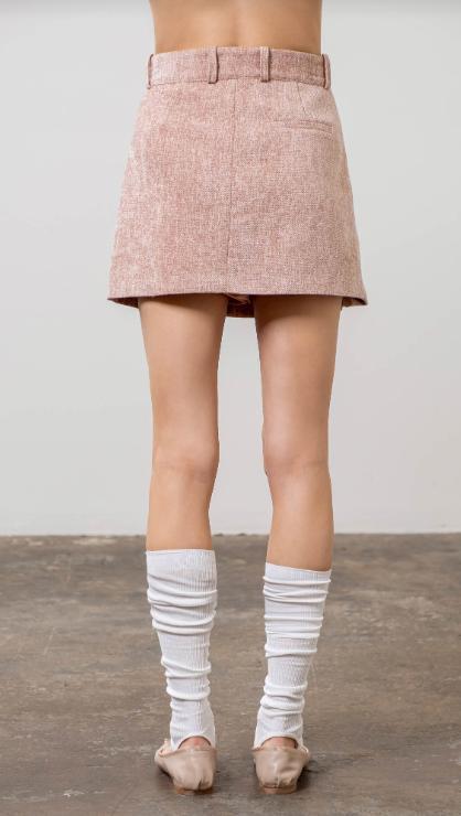 Pleated Mini Skirt Product Image