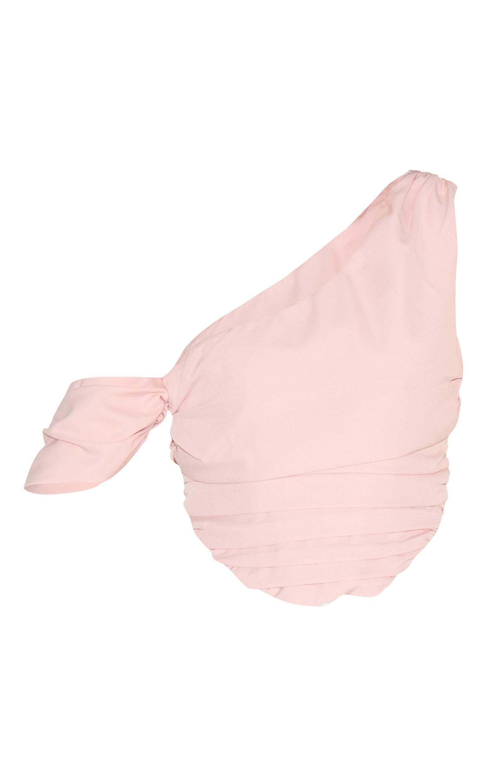 Light Pink Woven Drape Corset Product Image