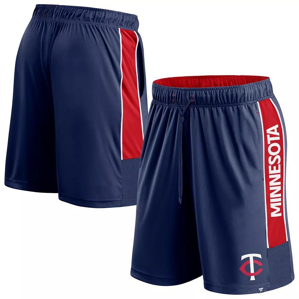 Men's Fanatics Branded Navy Minnesota Twins Win The Match Defender Shorts,  Product Image