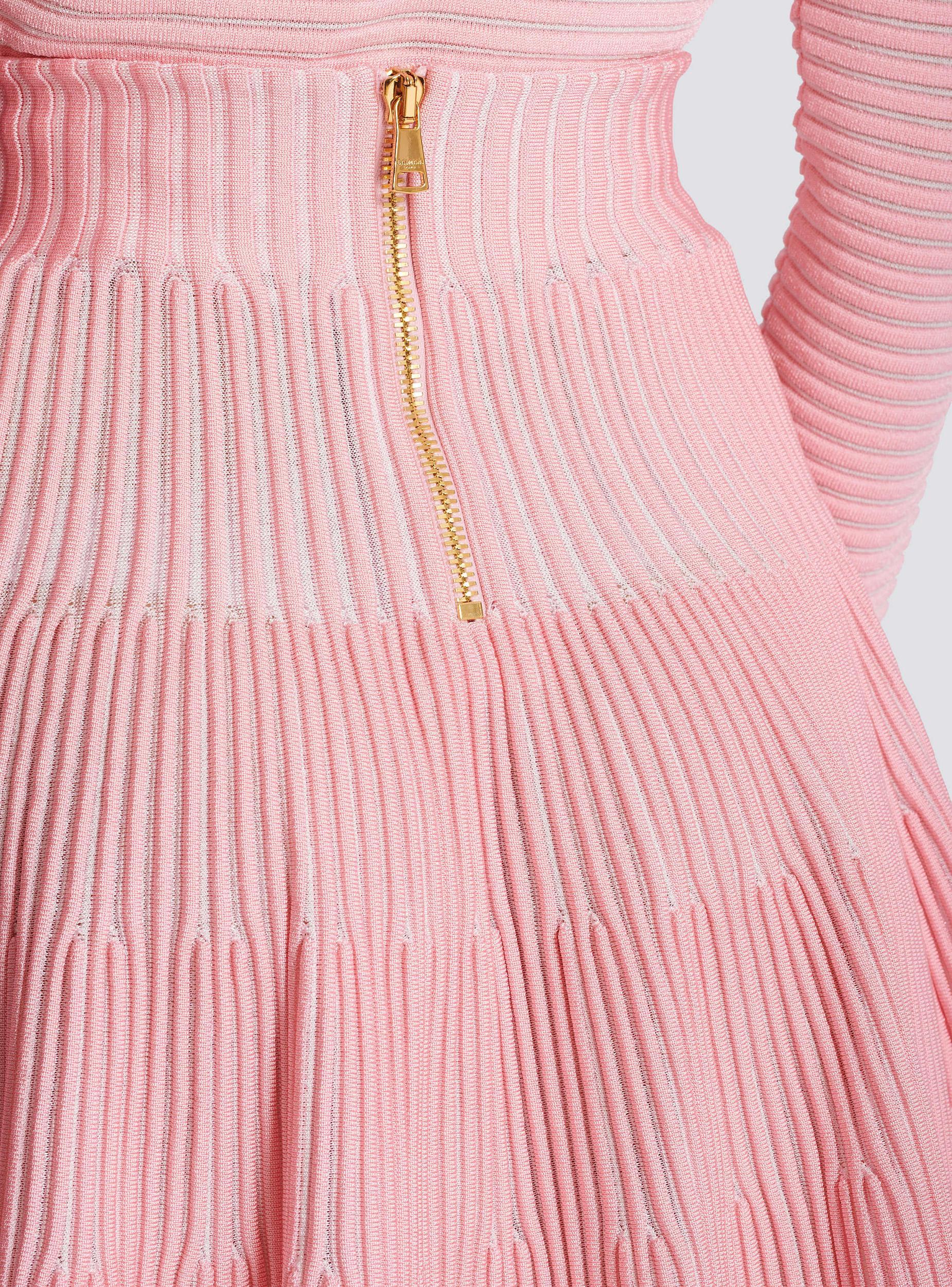 A-line textured knit skirt Product Image