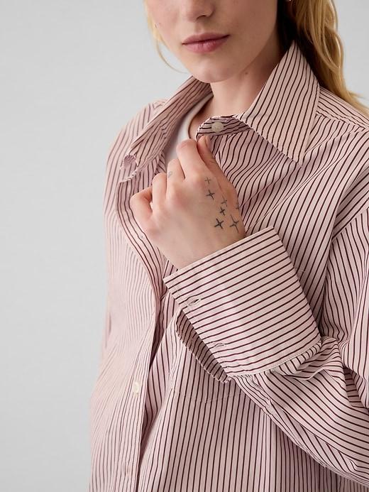 Organic Cotton Poplin Big Shirt Product Image