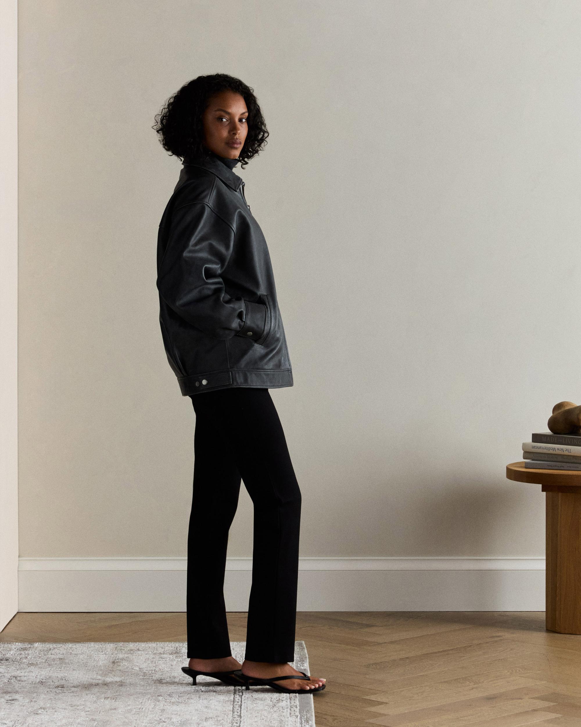 Quince | Women's Ultra-Stretch Ponte Straight Leg Pants Tall Size XS, Rayon Product Image