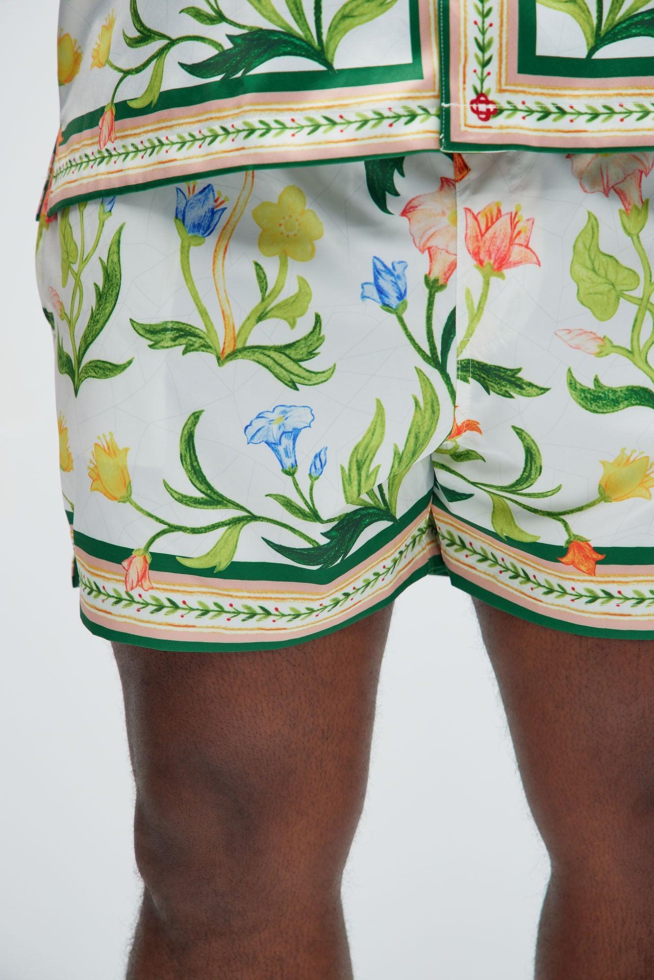 Deer Creek Swim Short Trunk - White/combo Product Image