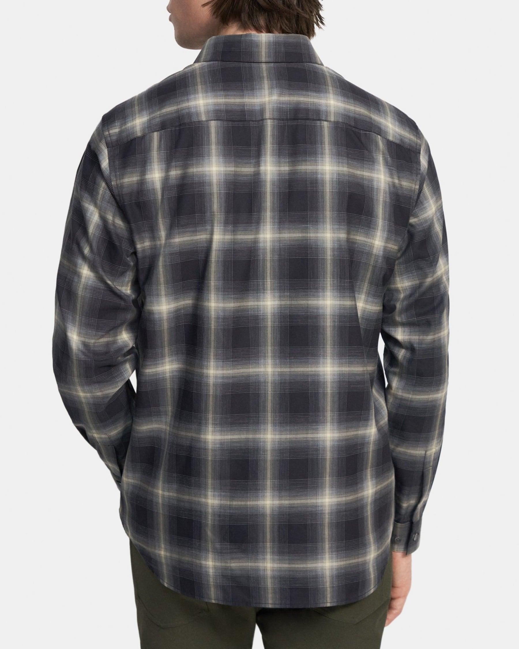 Standard-Fit Shirt in Cotton Flannel Product Image