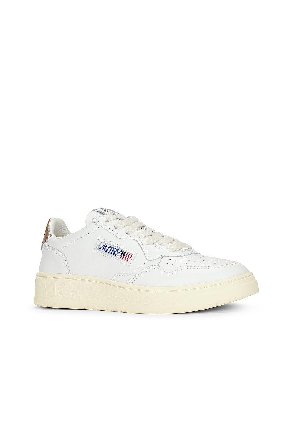 Autry Medalist Sneaker in White Product Image