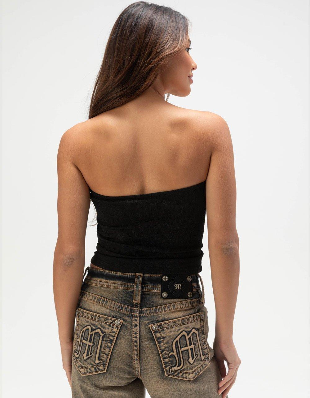 JJXX Sigga Womens Tube Top - BLACK Product Image