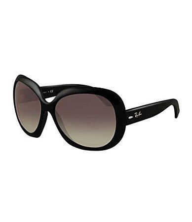 Ray-Ban Jackie Ohh II Transparent Sunglasses Frame Grey Lenses Polarized Product Image