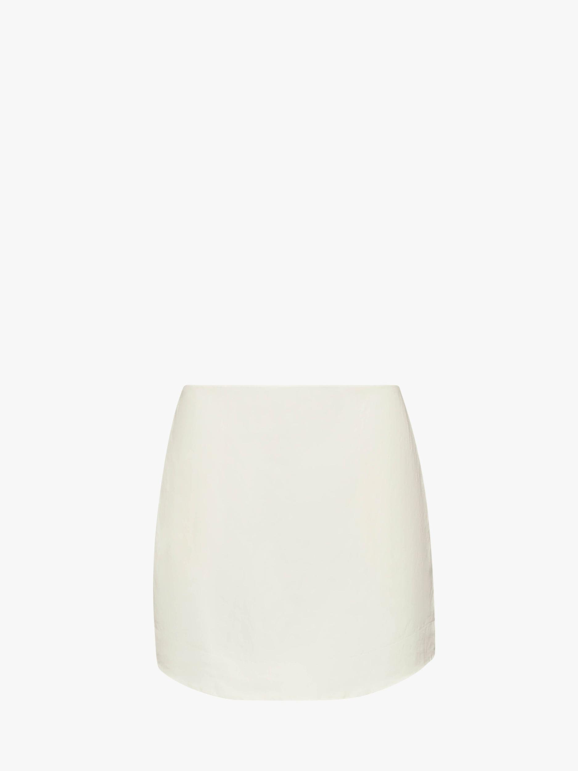CURVED HEM MINI SKIRT Product Image