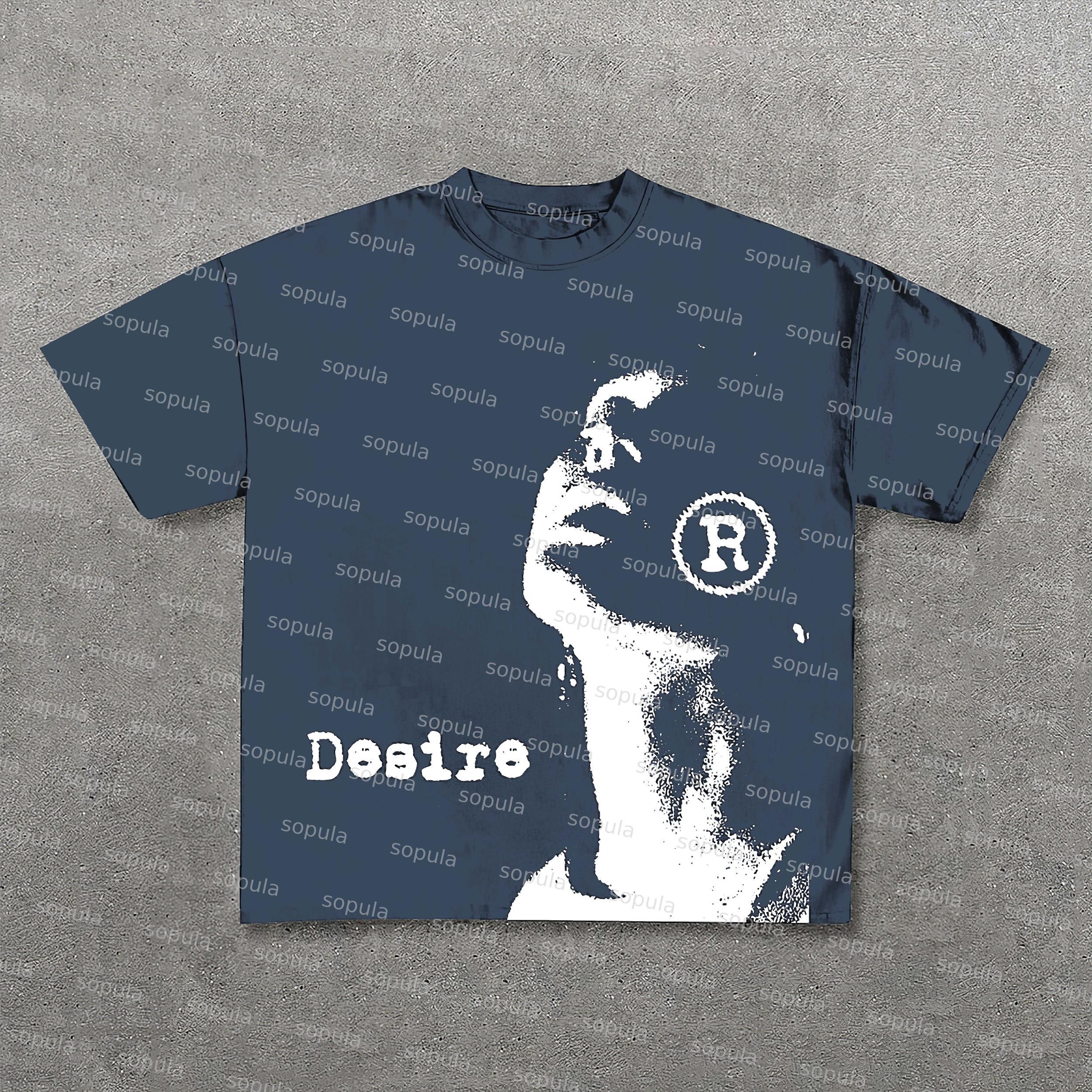 Vintage Desire Graphic Cotton T-Shirt Product Image