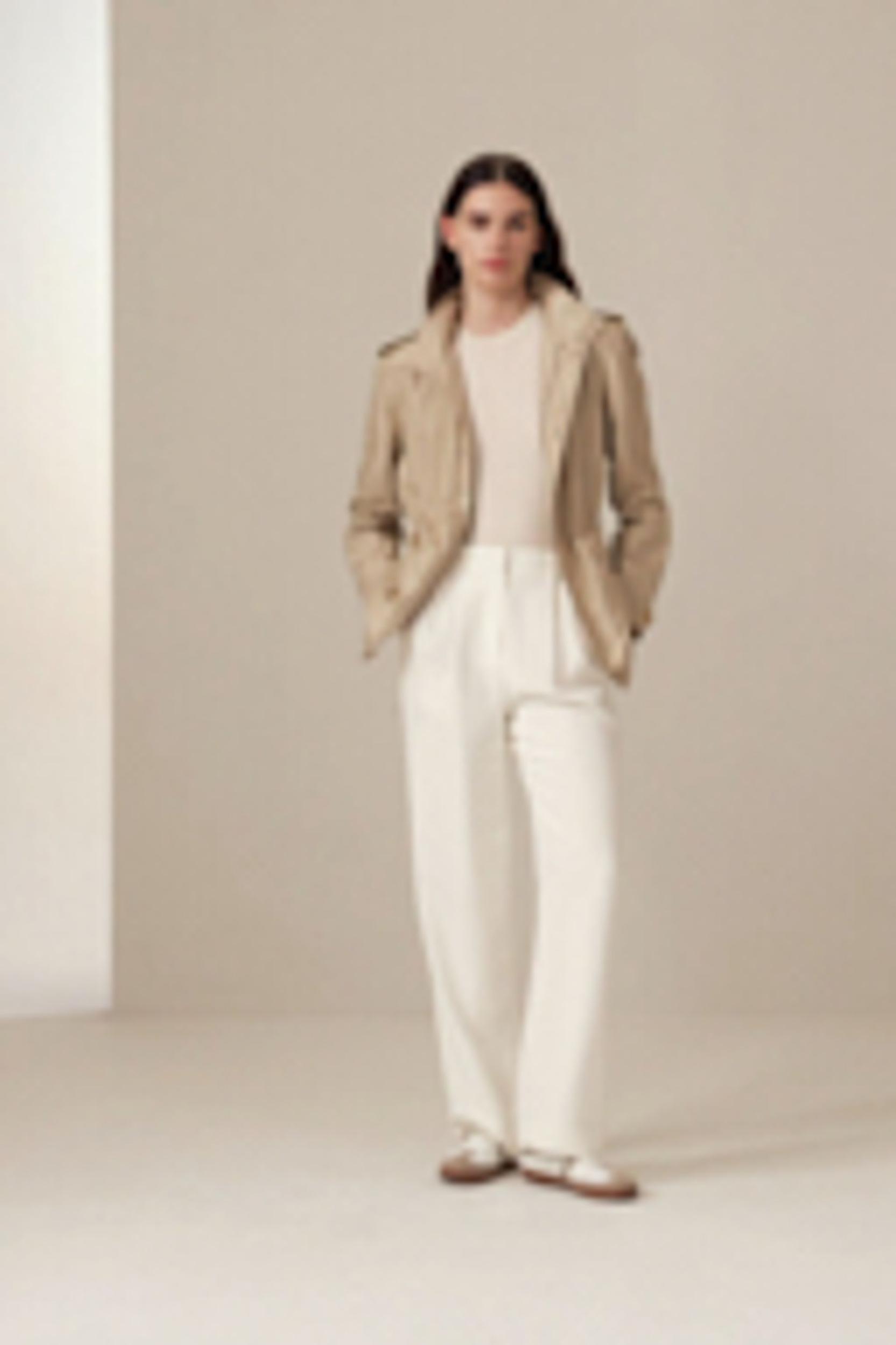 LILYSILK Womens Functional Silk Jacket - Navy Blue 100% High-Quality Silk - Ultimate Luxury Drawstring Waist Jacket Product Image