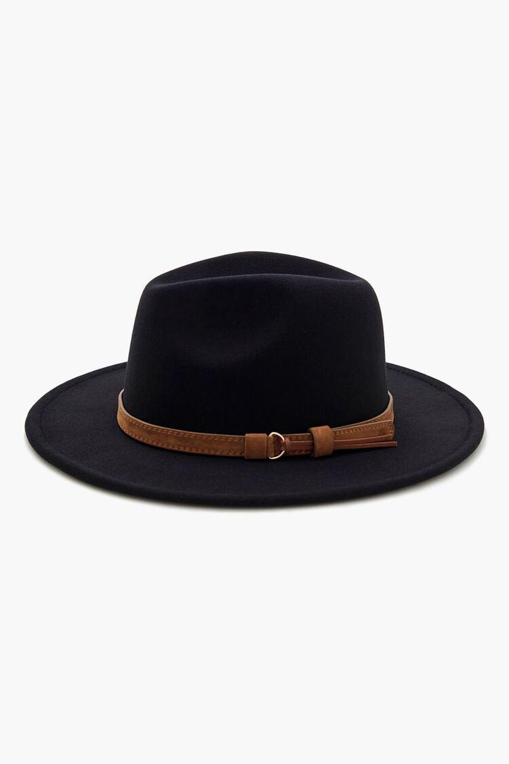 Faux Leather-Trim Fedora | Forever 21 Product Image