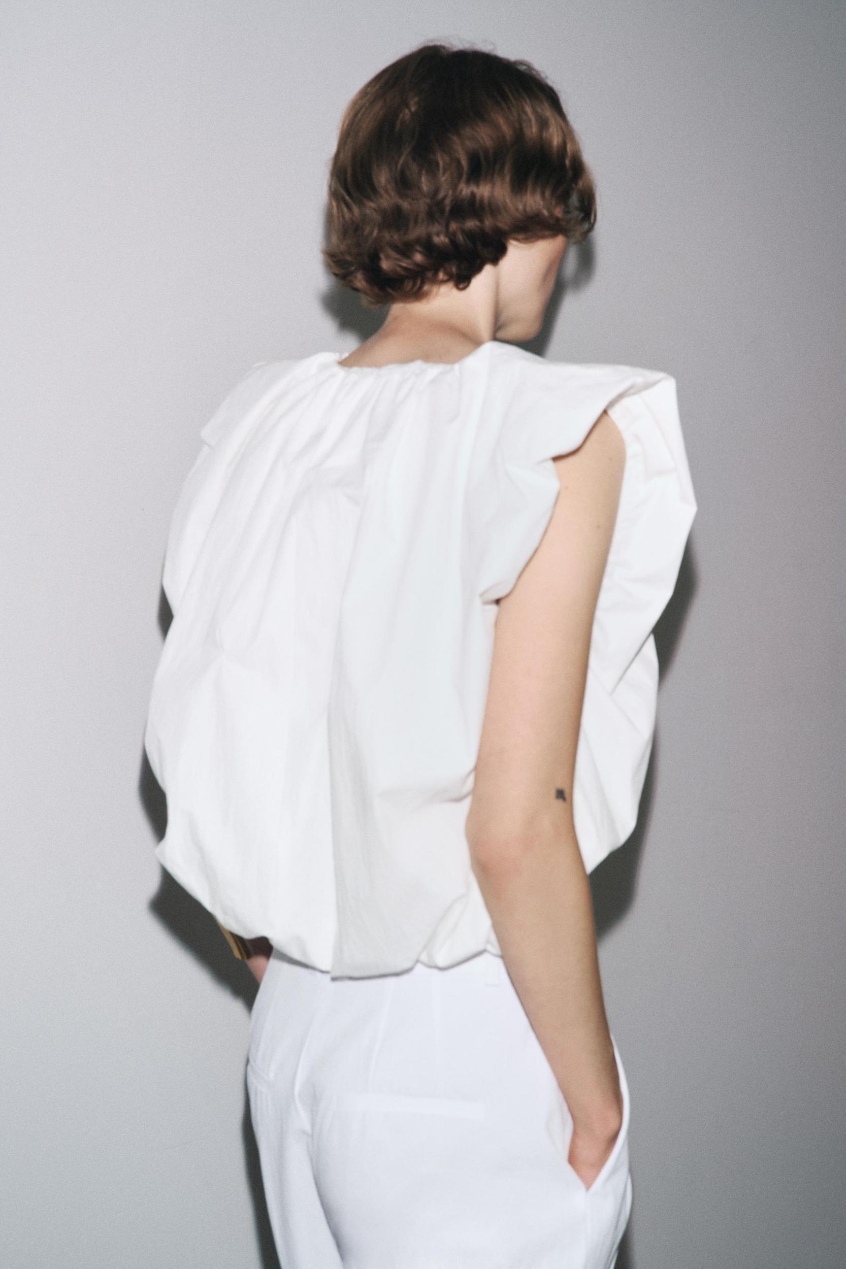 ZW COLLECTION BALLOON POPLIN TOP Product Image