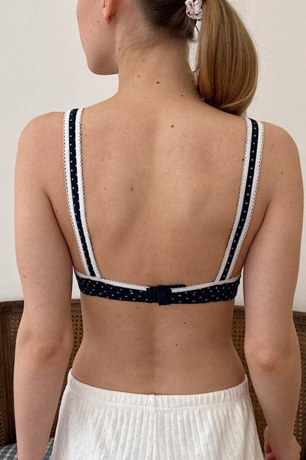 Polka Dots Bow Bra Product Image