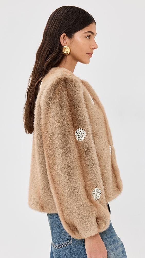 Cinq à Sept Faux Fur Benson Coat | Shopbop Product Image