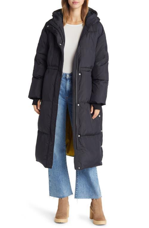 Womens Keeley Long Hooded Puffer Coat Product Image