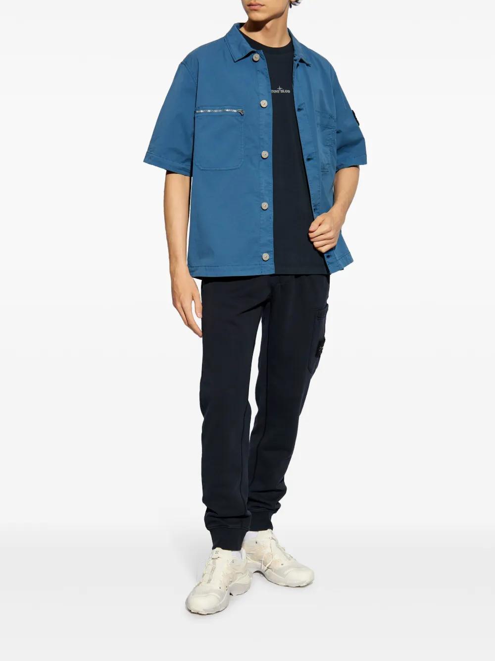 Compass-print cotton T-shirt Product Image