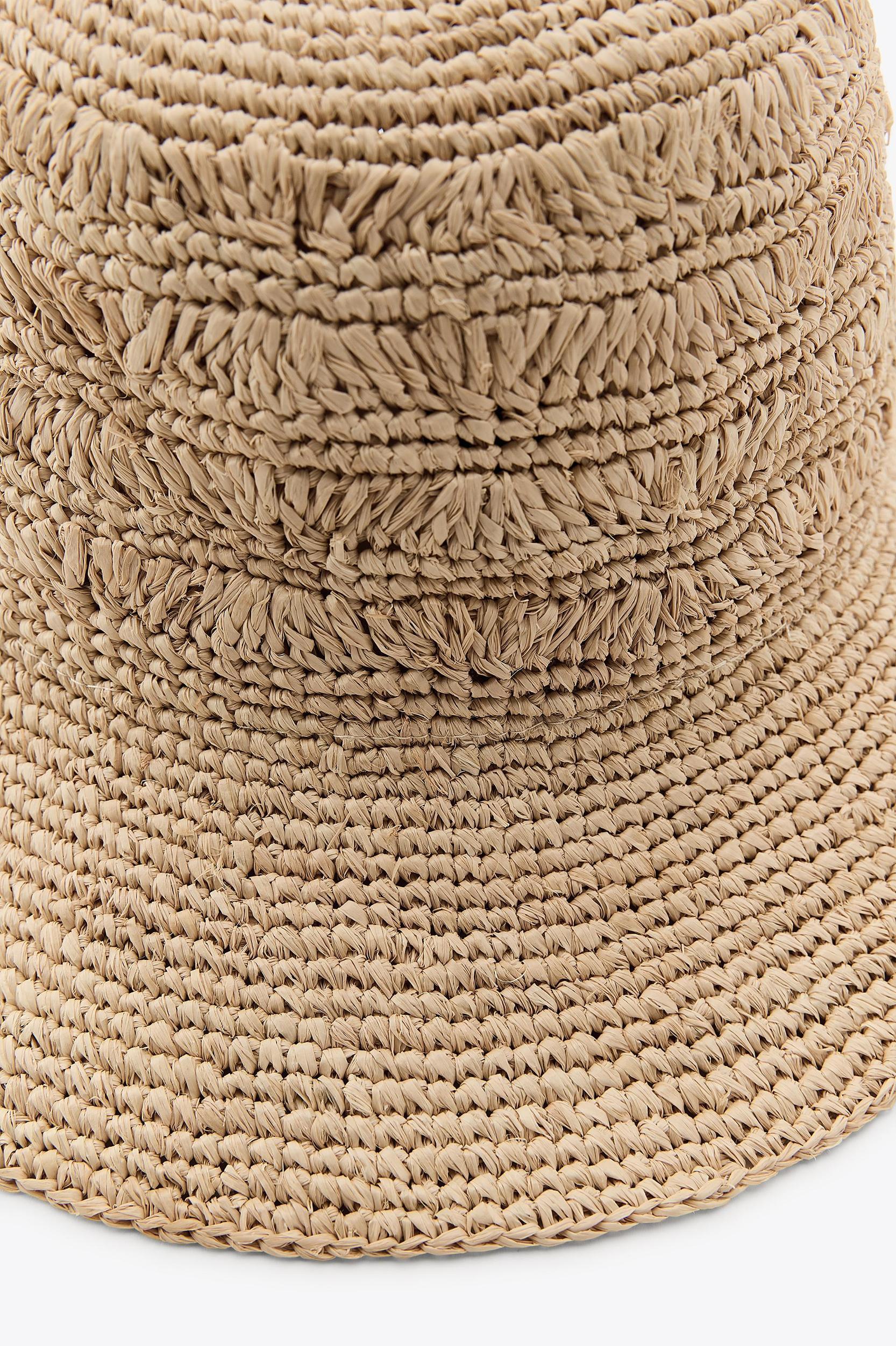 BRAIDED RAFFIA HAT Product Image