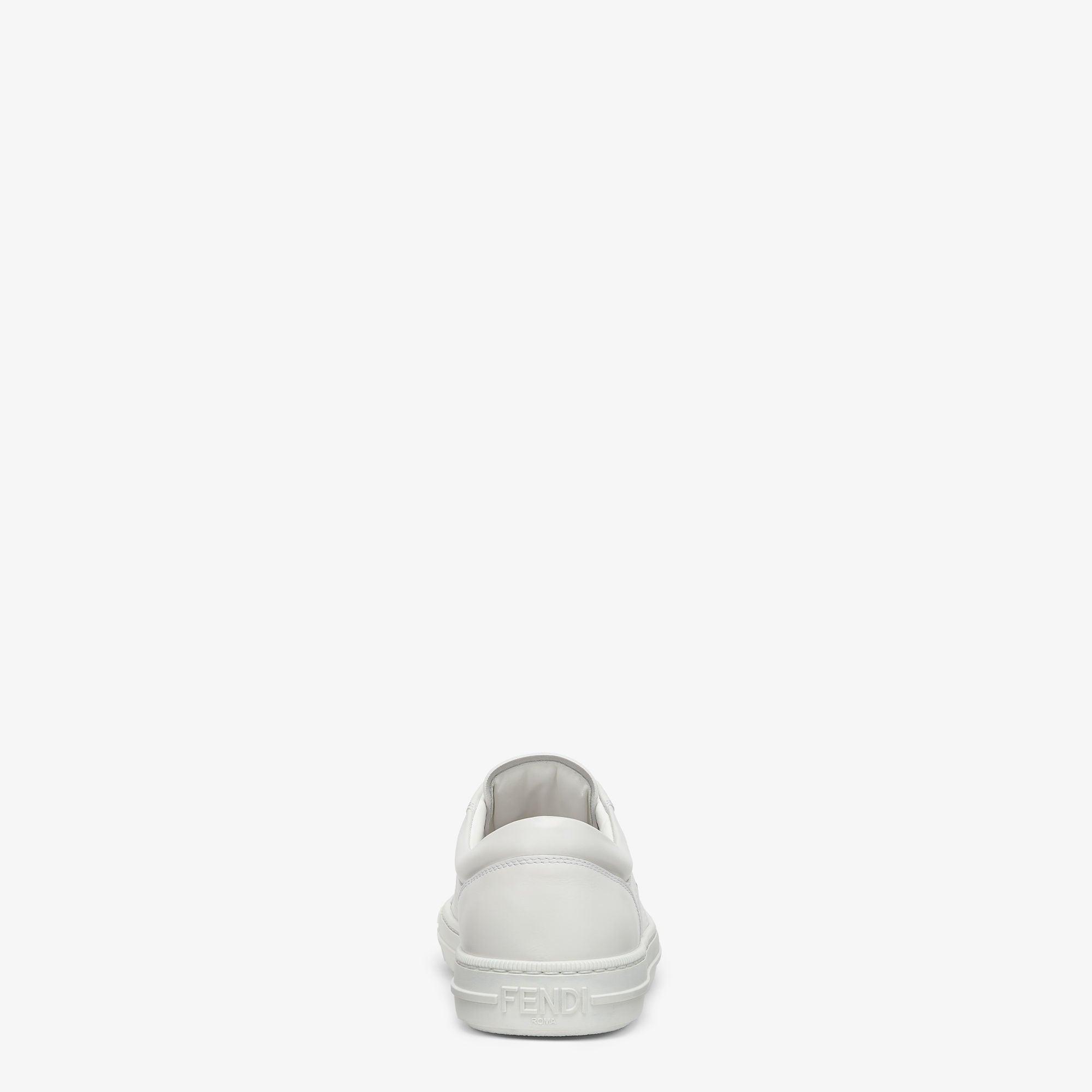 Domino sneakersWhite leather low-tops Product Image