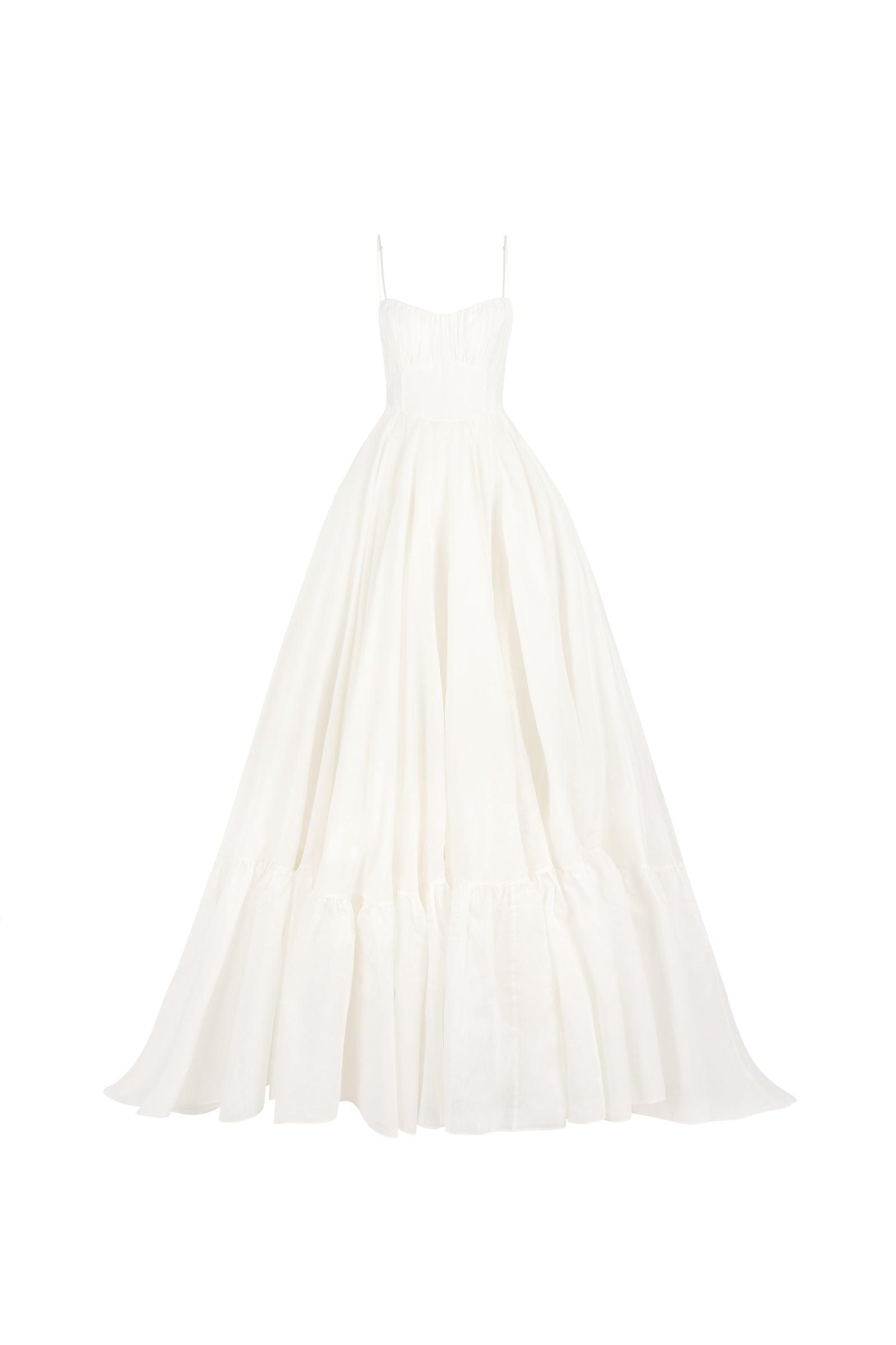 The Ivory Organdy Destination Gown Product Image
