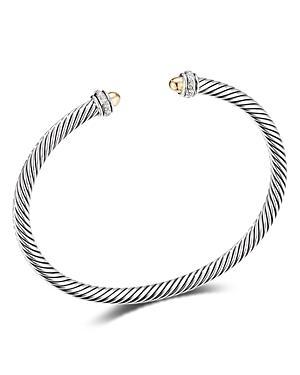 Cable Bracelet w/ 18k Gold & Diamond Product Image