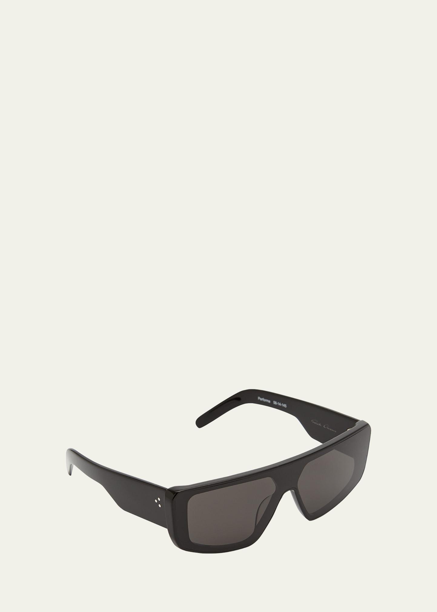 Mens Performa Flat-Top Shield Sunglasses Product Image