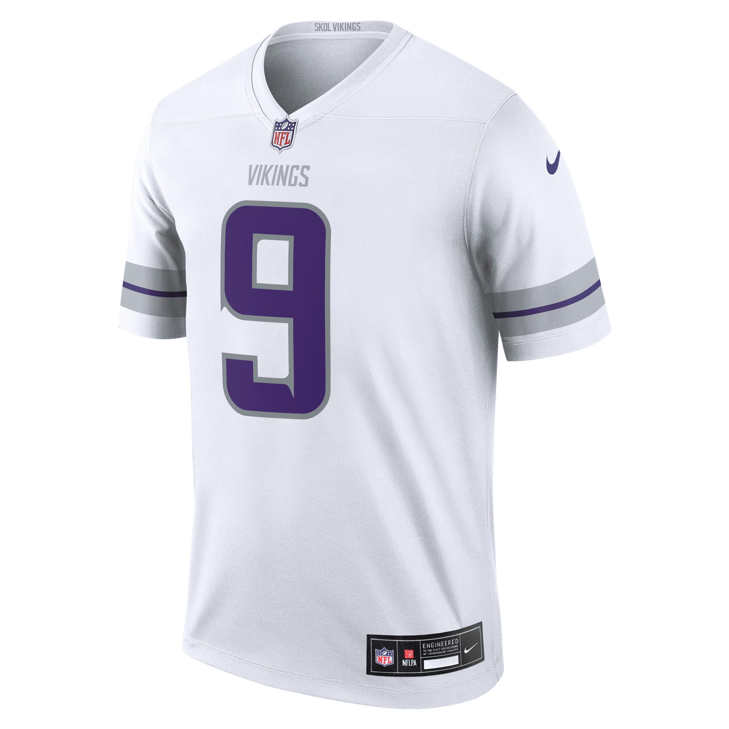 J.J. McCarthy Minnesota Vikings Nike Mens Dri-FIT NFL Legend Jersey | 94NMHLMV9MF-BY2 Product Image