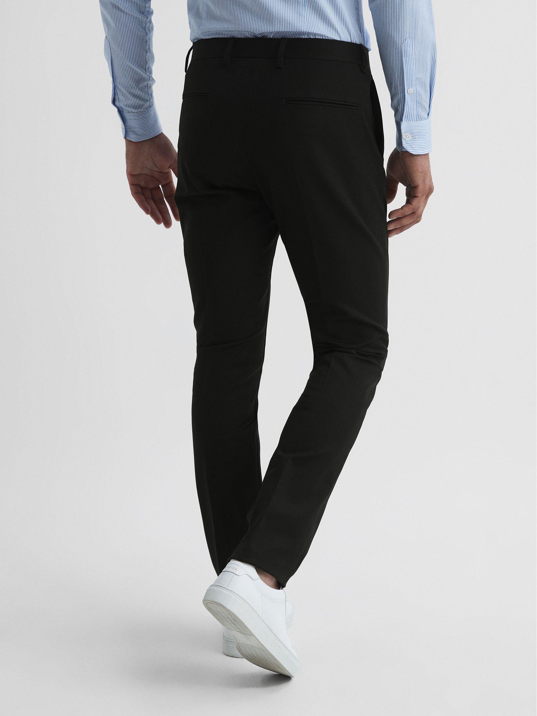 Slim Fit Chinos in Black Product Image