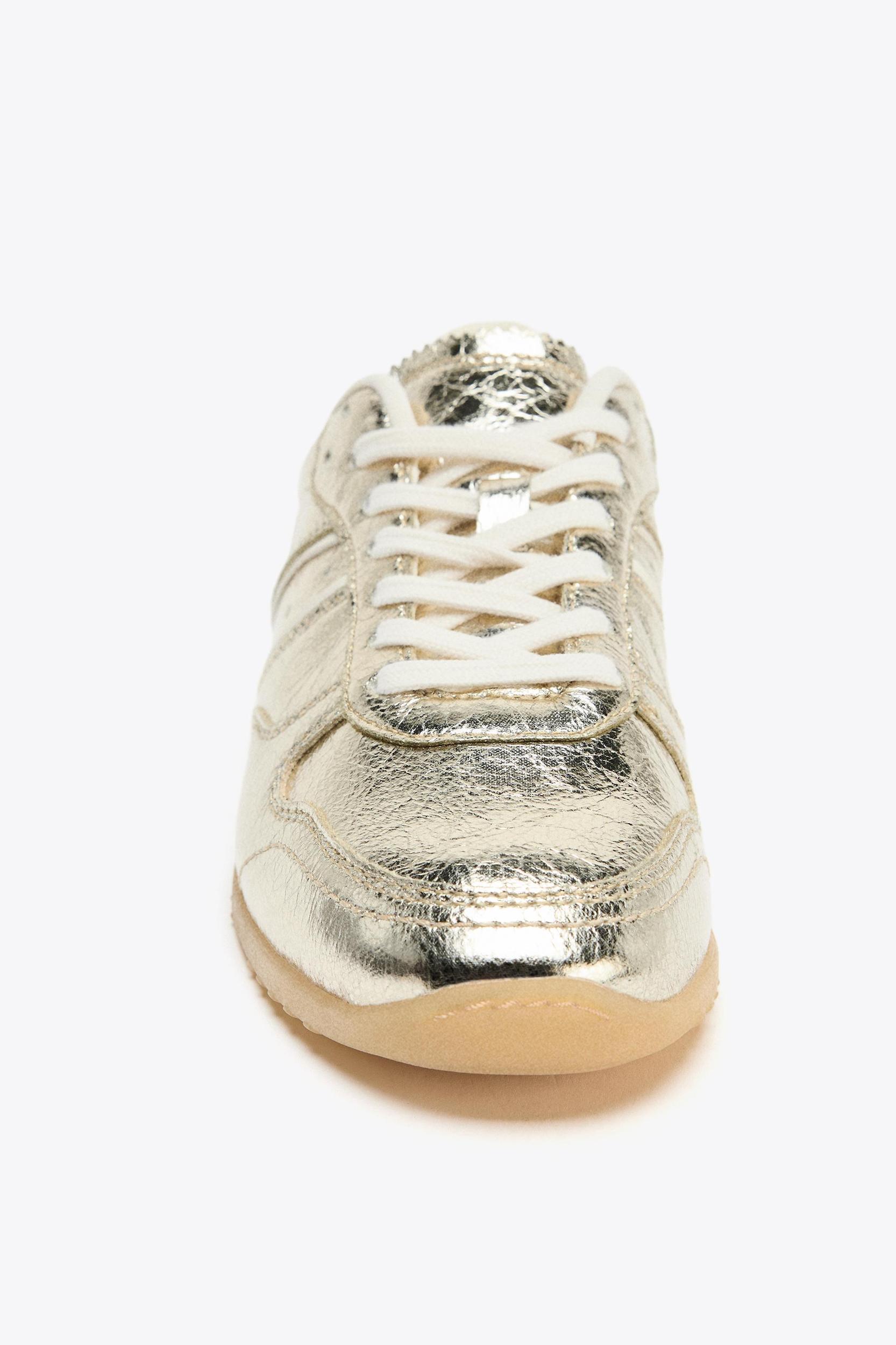 METALLIC EFFECT SNEAKERS Product Image