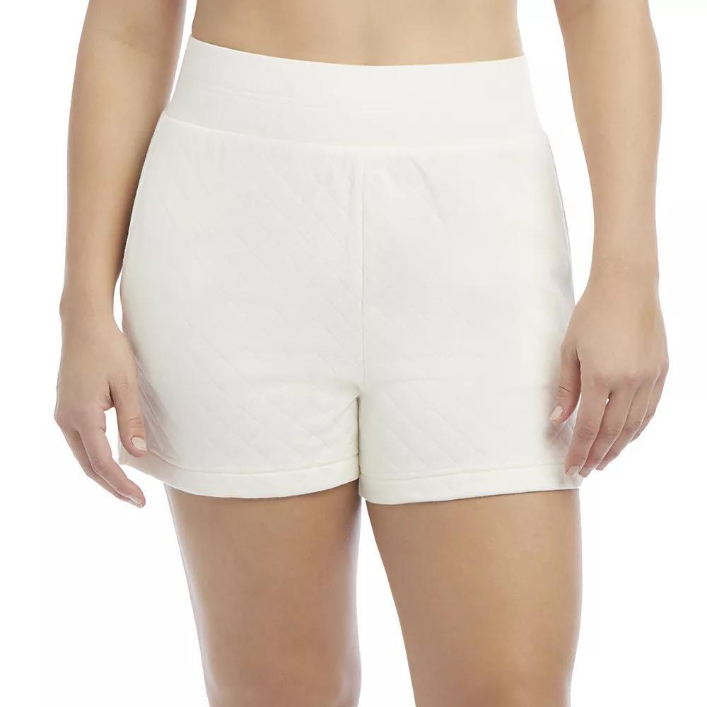 Women's Danskin Midrise Quilted Shorts,  Product Image