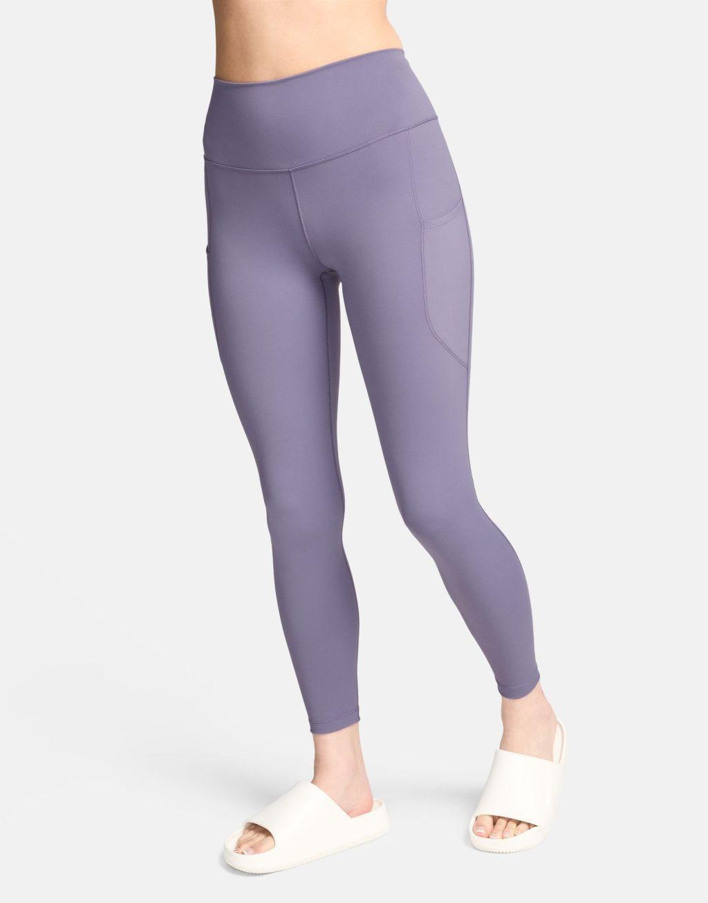 Nike Training Dri-Fit 7/8 leggings in purple Product Image