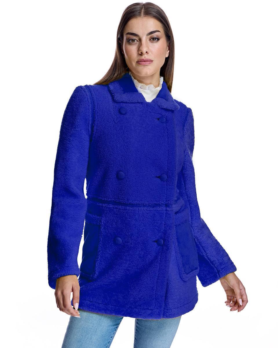 Merino Shearling Pea Jacket-Maximilian Product Image