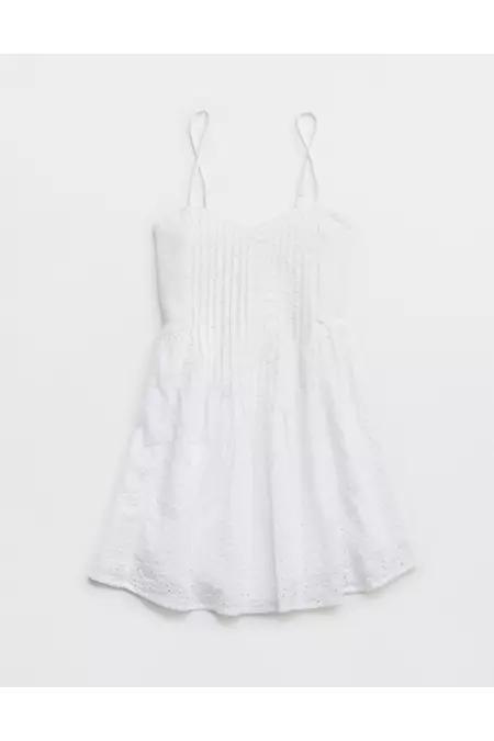 Aerie Eyelet Mini Dress Women's Product Image