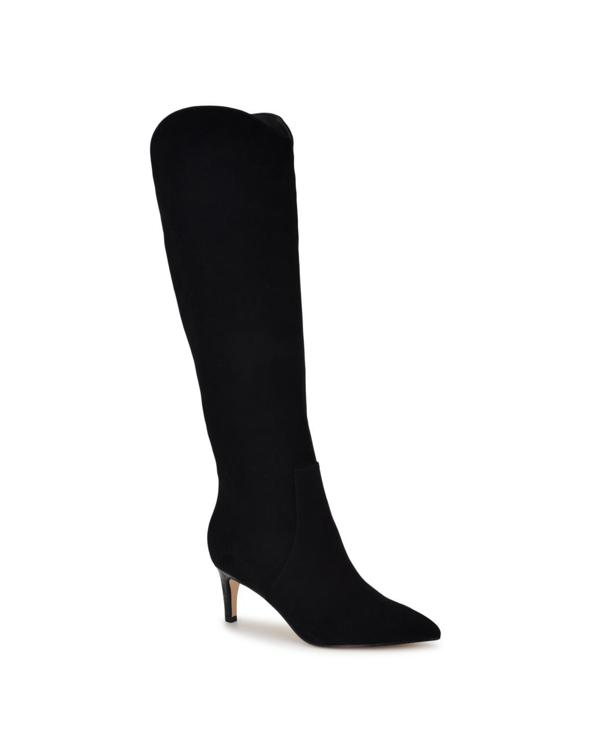 Nine West Womens Sirena Pointy Toe Knee High Boots Product Image