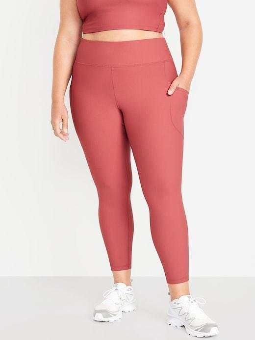 High-Waisted PowerSoft 7/8 Pocket Leggings Product Image