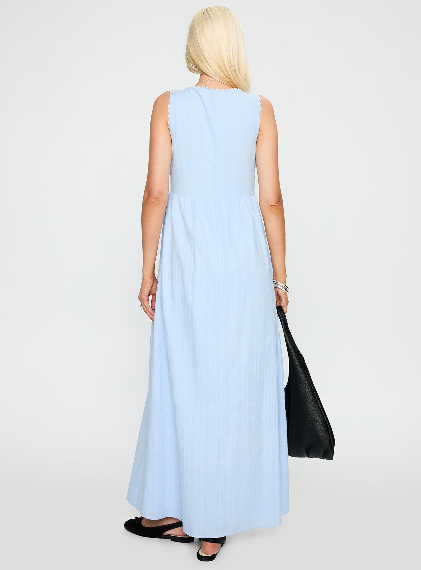 Elyza Maxi Dress Blue Product Image